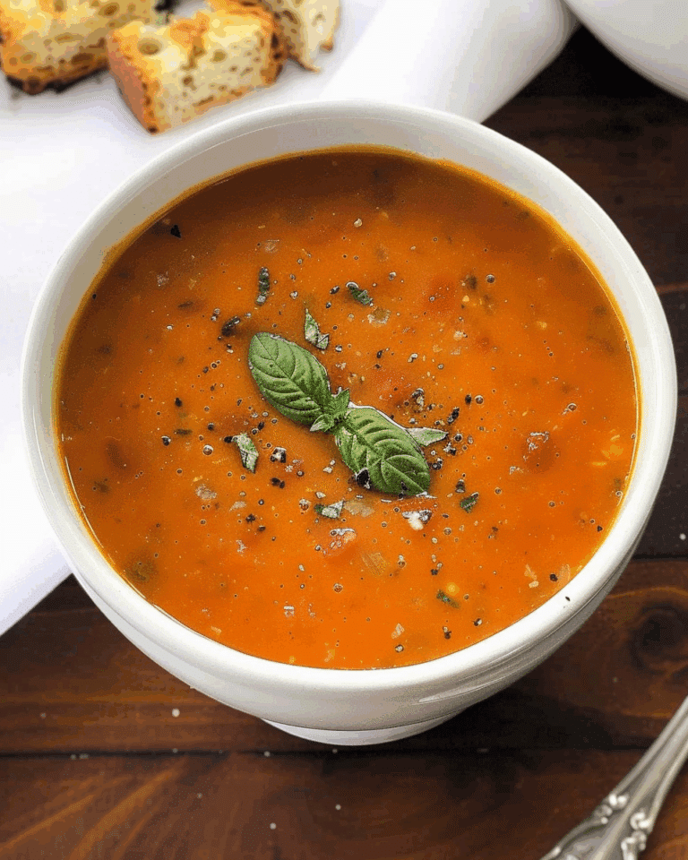 Roasted Tomato Basil Soup