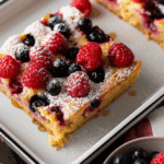 Honey Berry Sheet Cake