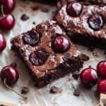 Roasted Cherry Brownies