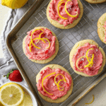 Strawberry Lemonade Cookies