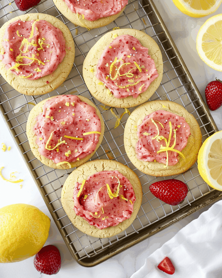 Strawberry Lemonade Cookies