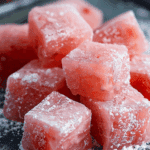 Watermelon Mochi
