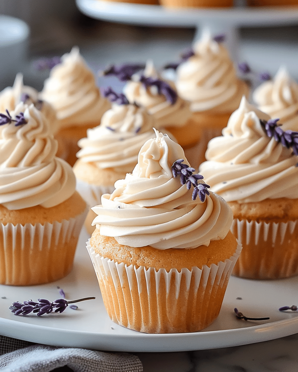 Lavender Honey Cupcakes