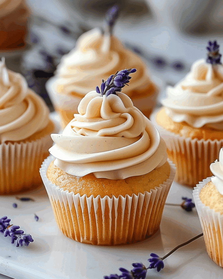 Lavender Honey Cupcakes