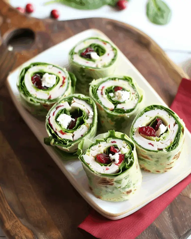 Delicious Cranberry Turkey Pinwheels Recipe