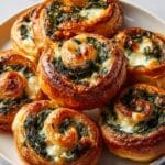 Easy Cheesy Spinach Pinwheels Recipe