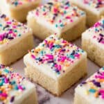 Easy Frosted Sugar Cookie Bars Recipe
