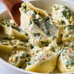 Creamy Shrimp and Seafood Stuffed Shells Recipe