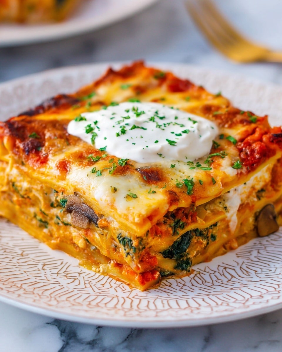The image shows many clear glass bowls arranged on a white marbled surface. Starting from the left, there is a large bowl filled with fresh, green spinach leaves, next to it a medium bowl with shredded white cheese. Below the cheese bowl is a bowl of raw ground chicken meat, pink in color. Next to the chicken is a bowl of bright red tomato sauce, and just below it a tiny bowl with a small amount of tomato paste, very red and thick. To the right of the tomato sauce is a bowl with white chopped onions, bright and fresh, and next to this one is a bowl with diced red bell peppers, vibrant and colorful. Below these two bowls is a bowl with sliced brown mushrooms. In the bottom right corner is a small glass bottle of golden olive oil. Toward the top right, there is a wooden board with stacked yellow lasagna sheets. On the top left corner, a red bell pepper and a small wooden salt and pepper container rest on the white marble surface. A wooden spoon with a golden handle is laying on a white cloth with blue checks on the left side of the image photo taken with an iphone --ar 4:5 --v 7