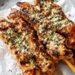 Best Ranch Garlic Parmesan Chicken Skewers Recipe