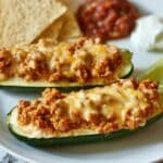 Zucchini Boat Turkey Tacos Recipe