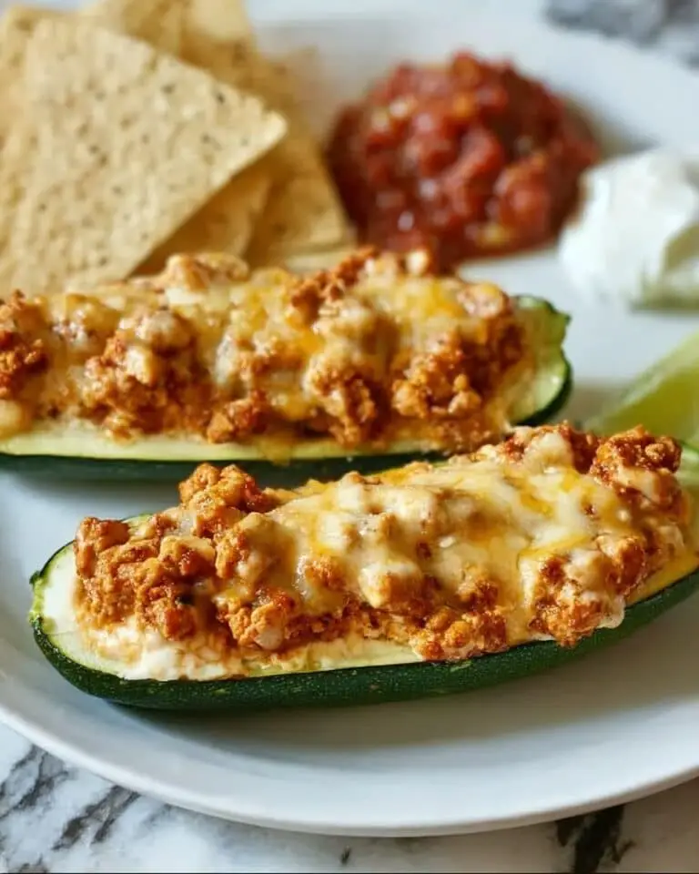 Zucchini Boat Turkey Tacos Recipe