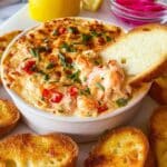 Pimento Cheese Shrimp Toast Appetizer Recipe