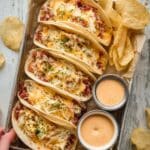 Reuben Tacos with Homemade Russian Dressing Recipe