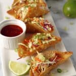 Crispy Chicken Wonton Tacos Recipe