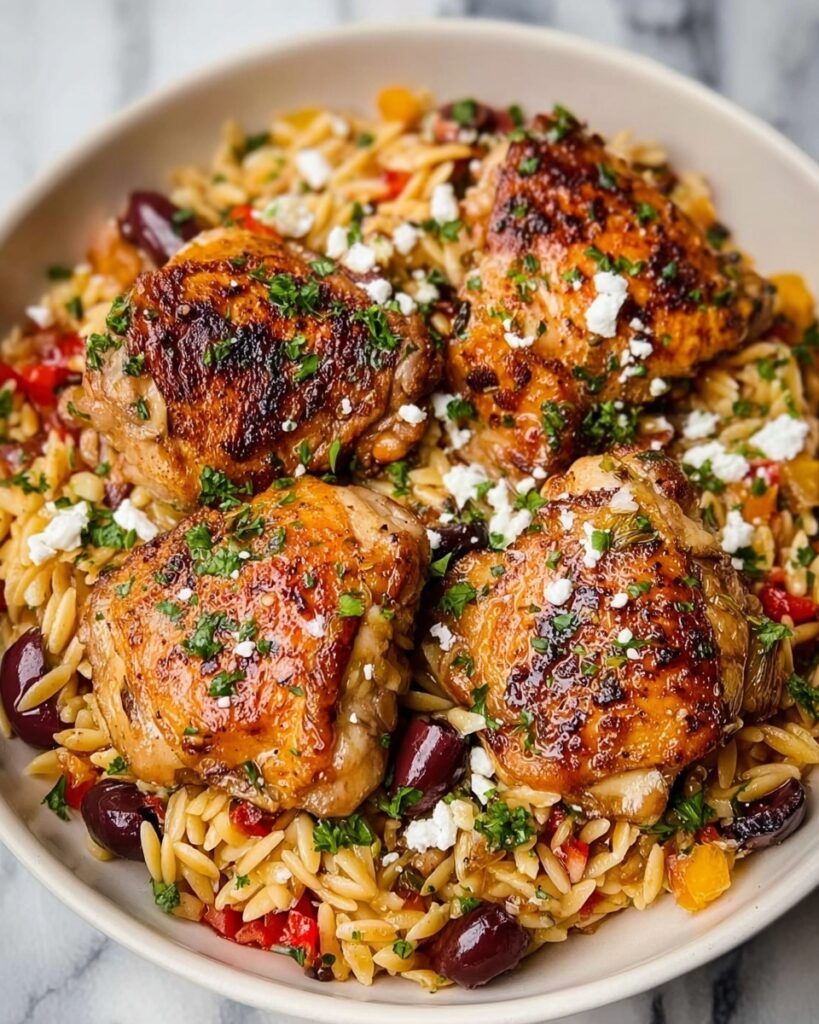 Mediterranean Chicken and Orzo – Easy 30-Minute Recipe