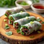 20 Minute Thai Basil Beef Rolls: Quick and Delicious Recipe