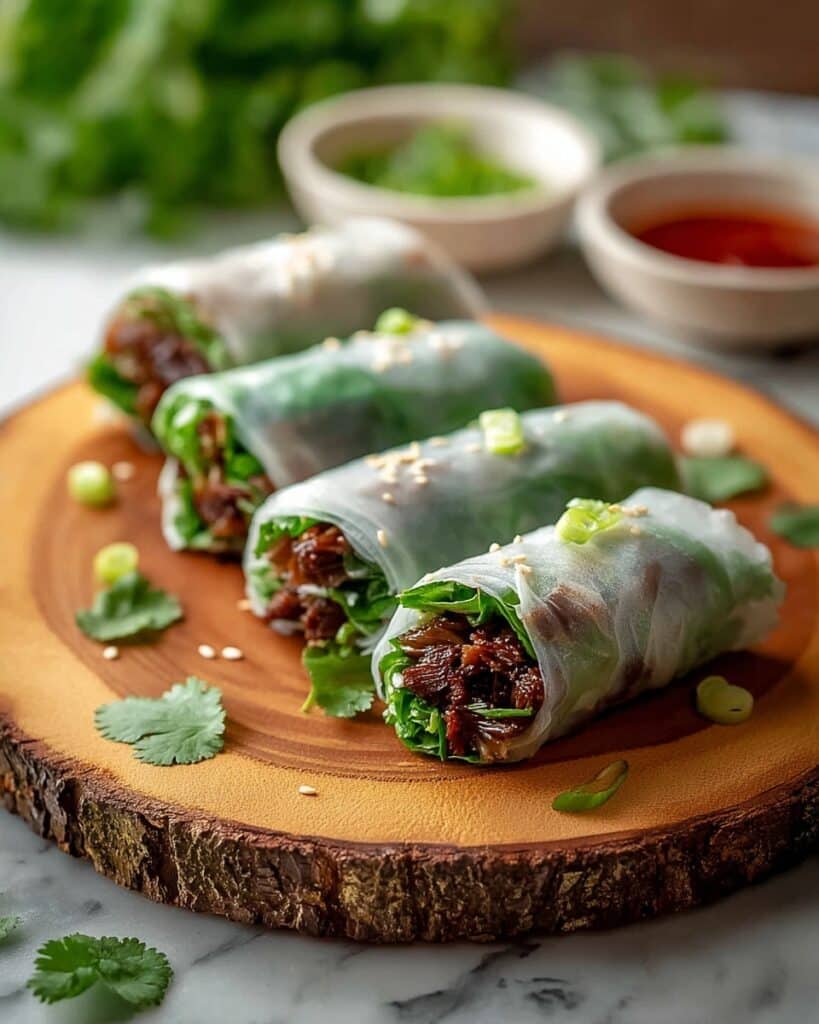 20 Minute Thai Basil Beef Rolls: Quick and Delicious Recipe