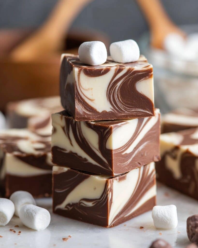 Marshmallow Swirl Fudge Recipe