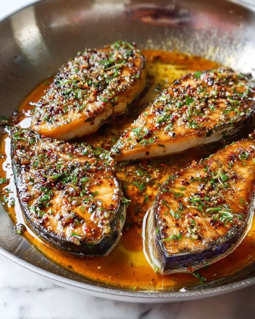 Easy Fish in Garlic Butter Sauce Recipe