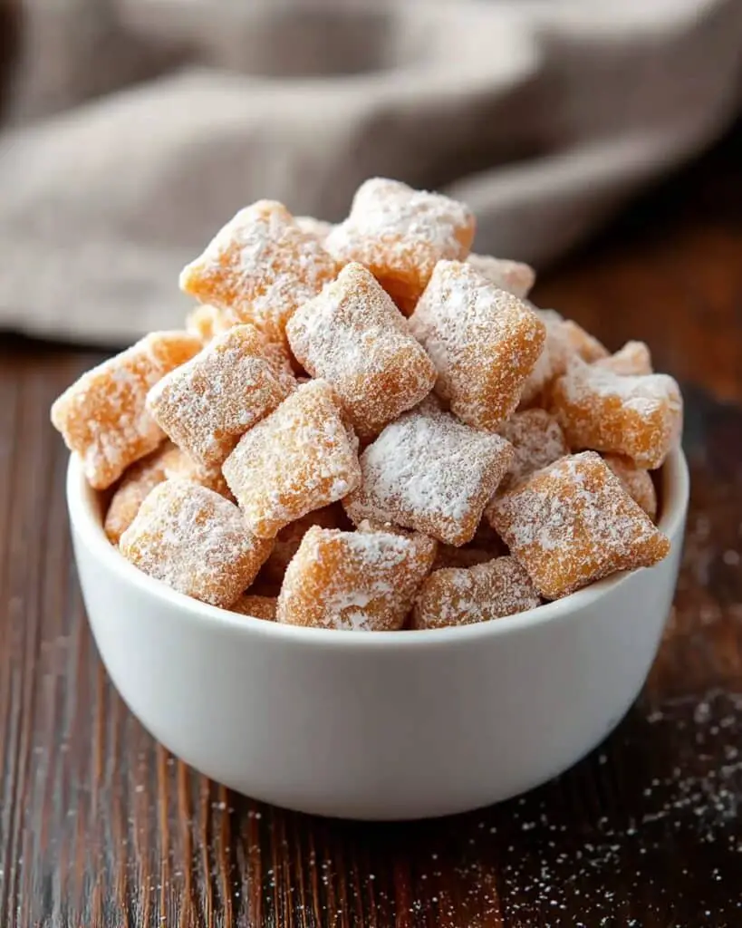 Creamy Caramel Apple Puppy Chow Recipe