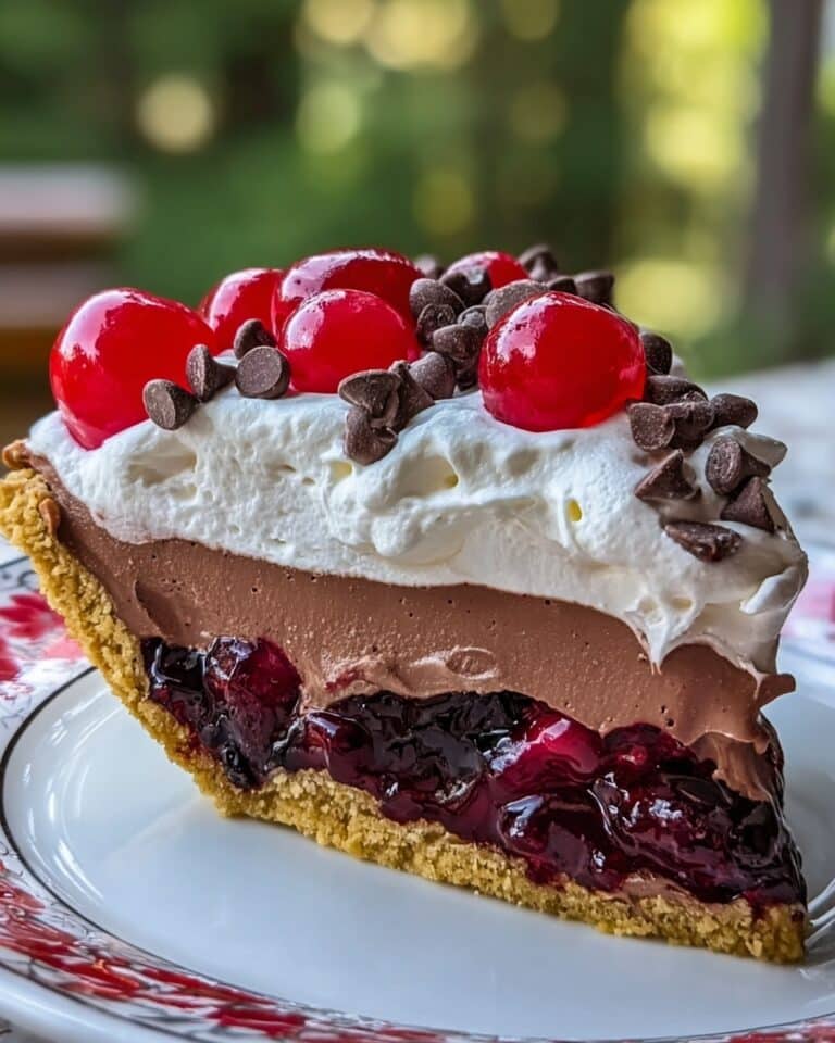 Chocolate Cherry Cream Pie Recipe