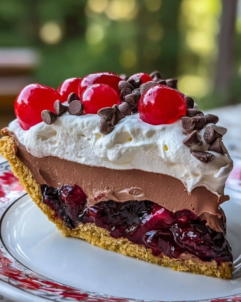 Chocolate Cherry Cream Pie Recipe