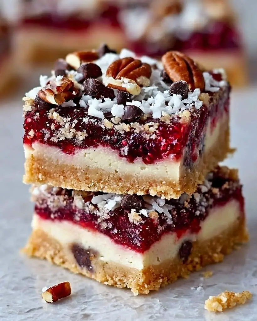 Raspberry Coconut Magic Bars Recipe