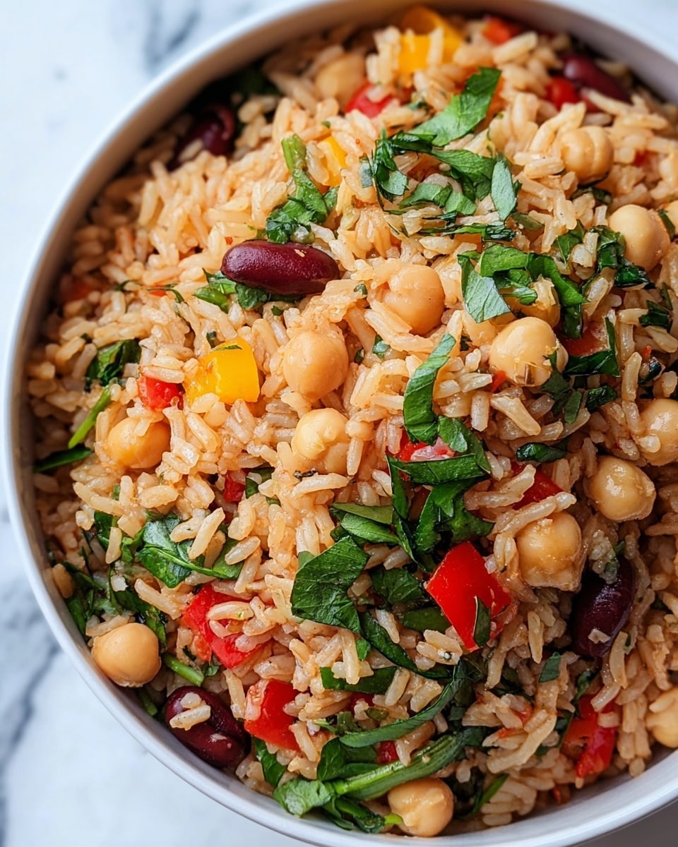 Mediterranean Rice and Beans Recipe - Recipe Image