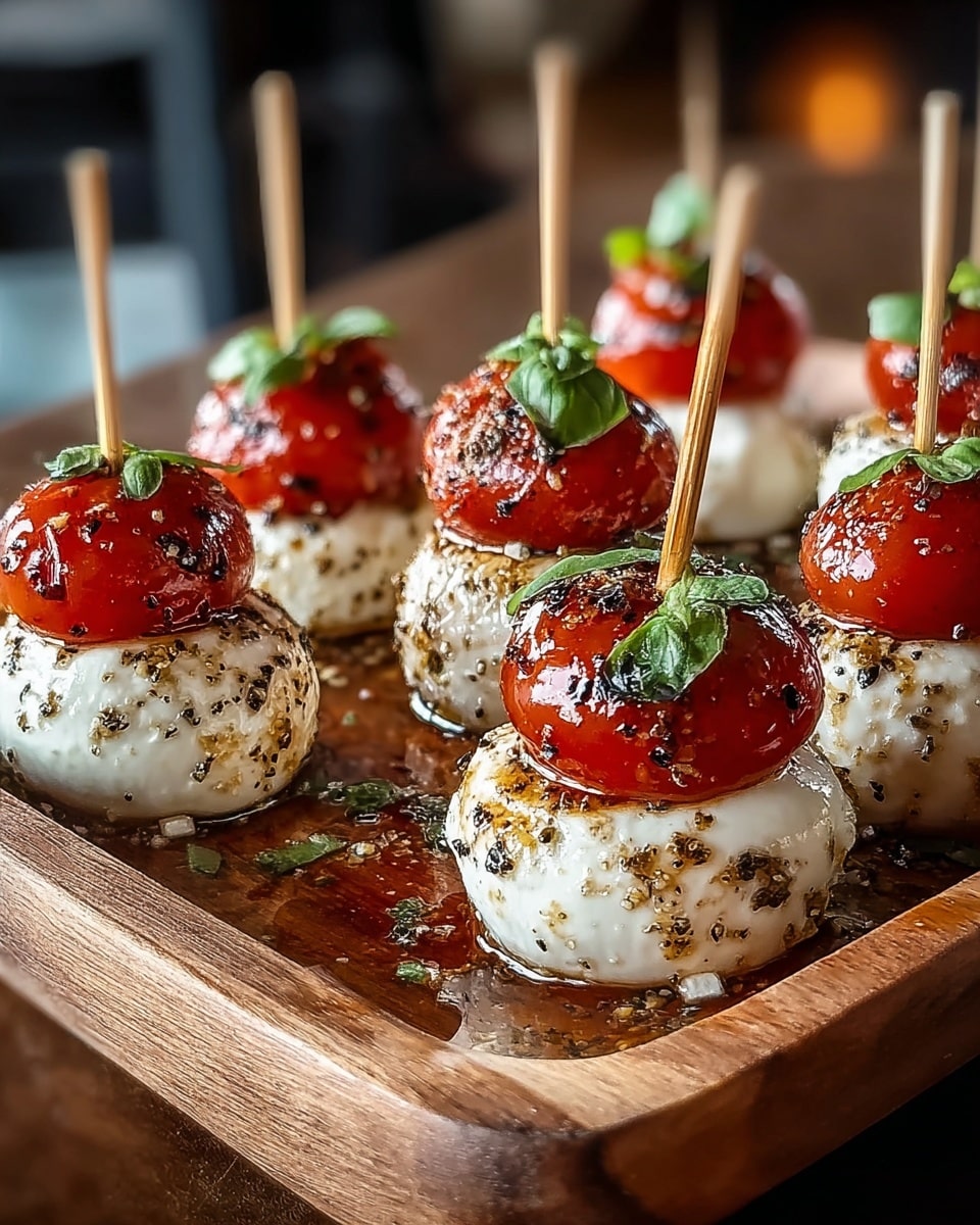 Mini Caprese Bites: A Delightful Appetizer Experience Recipe - Recipe Image