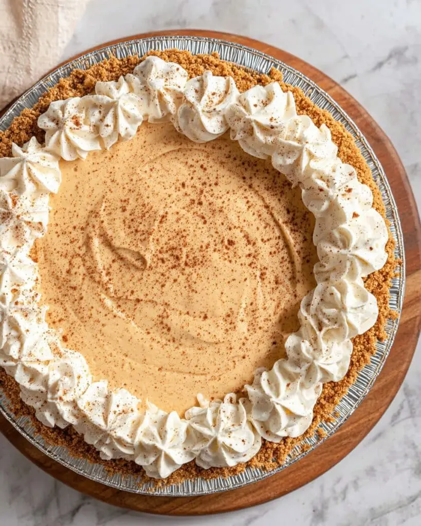 No Bake Marshmallow Pumpkin Pie Recipe