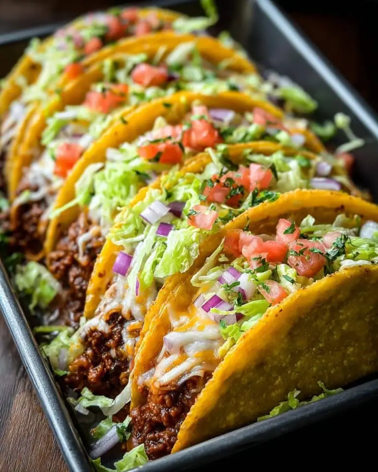 Oven-Baked Cheesy Tacos (Crispy & Loaded) Recipe