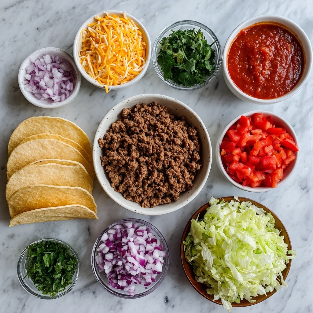 A white bowl on a white marbled surface holds several raw chicken thighs with smooth, pale pink skin, while a stack of pale beige tortillas lies folded flat nearby. A dark green poblano pepper rests next to a whole white onion, which has a smooth, shiny surface and is cut in half. Small clear glass bowls hold shredded white Monterey Jack cheese and clear liquids, while smaller piles of brightly colored spices—red chili powder, dark smoked paprika, golden cumin, black pepper, and salt—are scattered artistically nearby. Two small garlic cloves are placed next to a bunch of fresh green cilantro leaves, a dark green jalapeño pepper, and a whole dark brown avocado. The whole scene is set on a clean white marbled texture background. Photo taken with an iphone --ar 4:5 --v 7