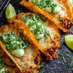 Crispy Poblano Chicken Tacos with Avocado-Jalapeño Salsa Recipe