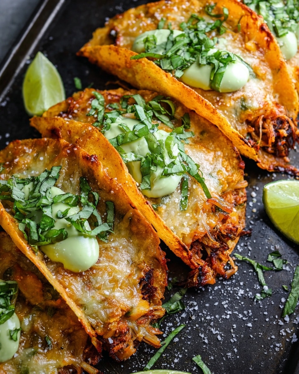 Crispy Poblano Chicken Tacos with Avocado-Jalapeño Salsa Recipe