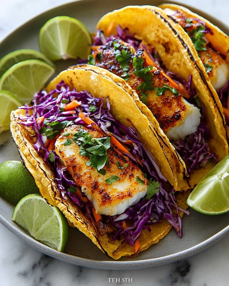Fish Tacos with Cabbage Slaw Recipe - Recipe Image