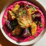 Roasted Beetroot and Cabbage with Beetroot Cashew Sauce Recipe