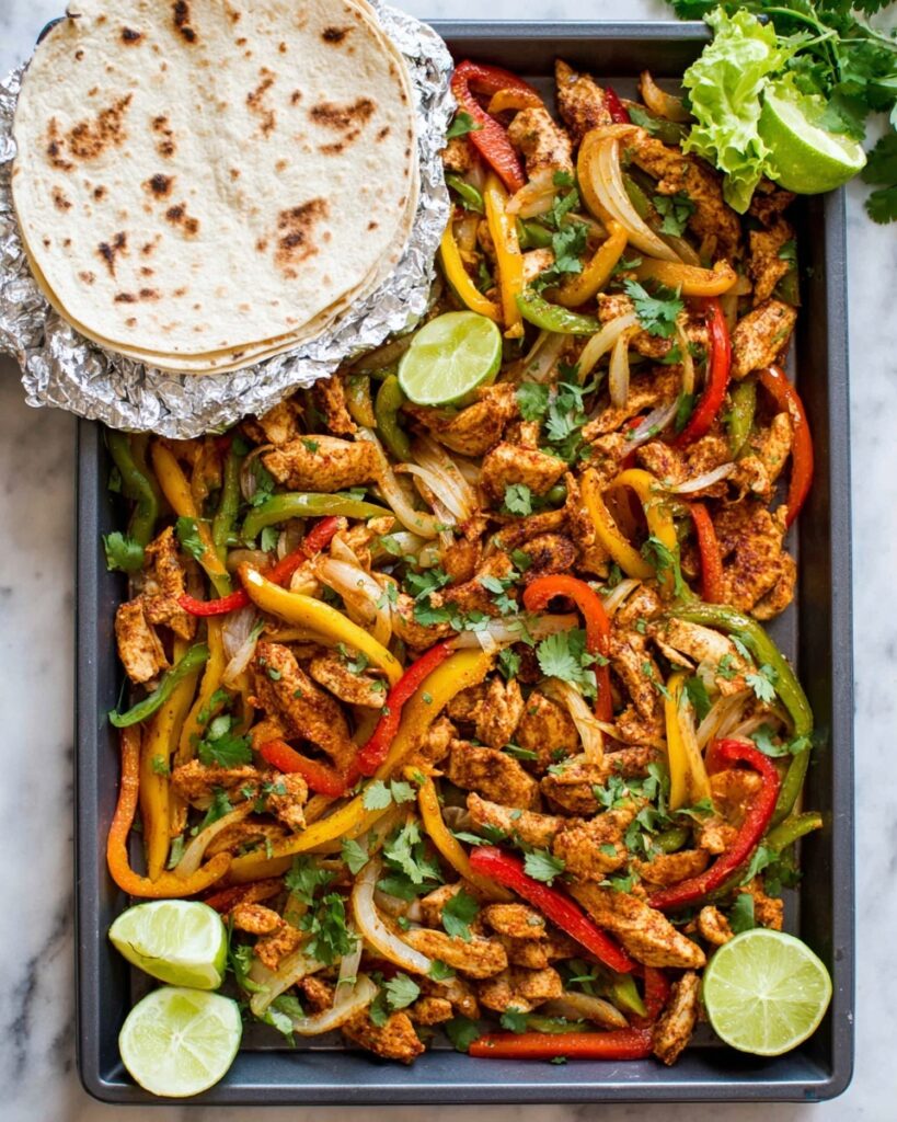 Sheet Pan Chicken Fajitas Recipe