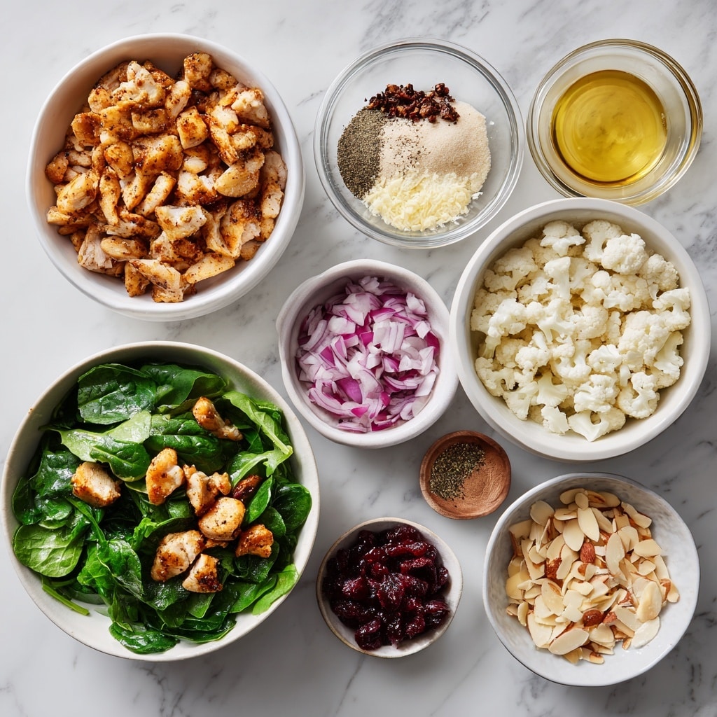 Spinach Chicken Salad with Zesty Chipotle Twist Recipe - Recipe Image