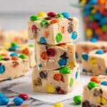M&M Cookie Dough Fudge Recipe
