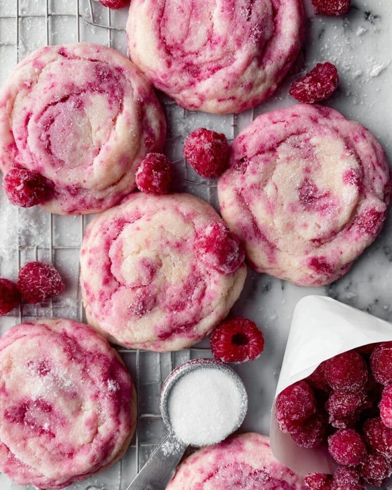 Soft and Chewy Raspberry Cookies Recipe