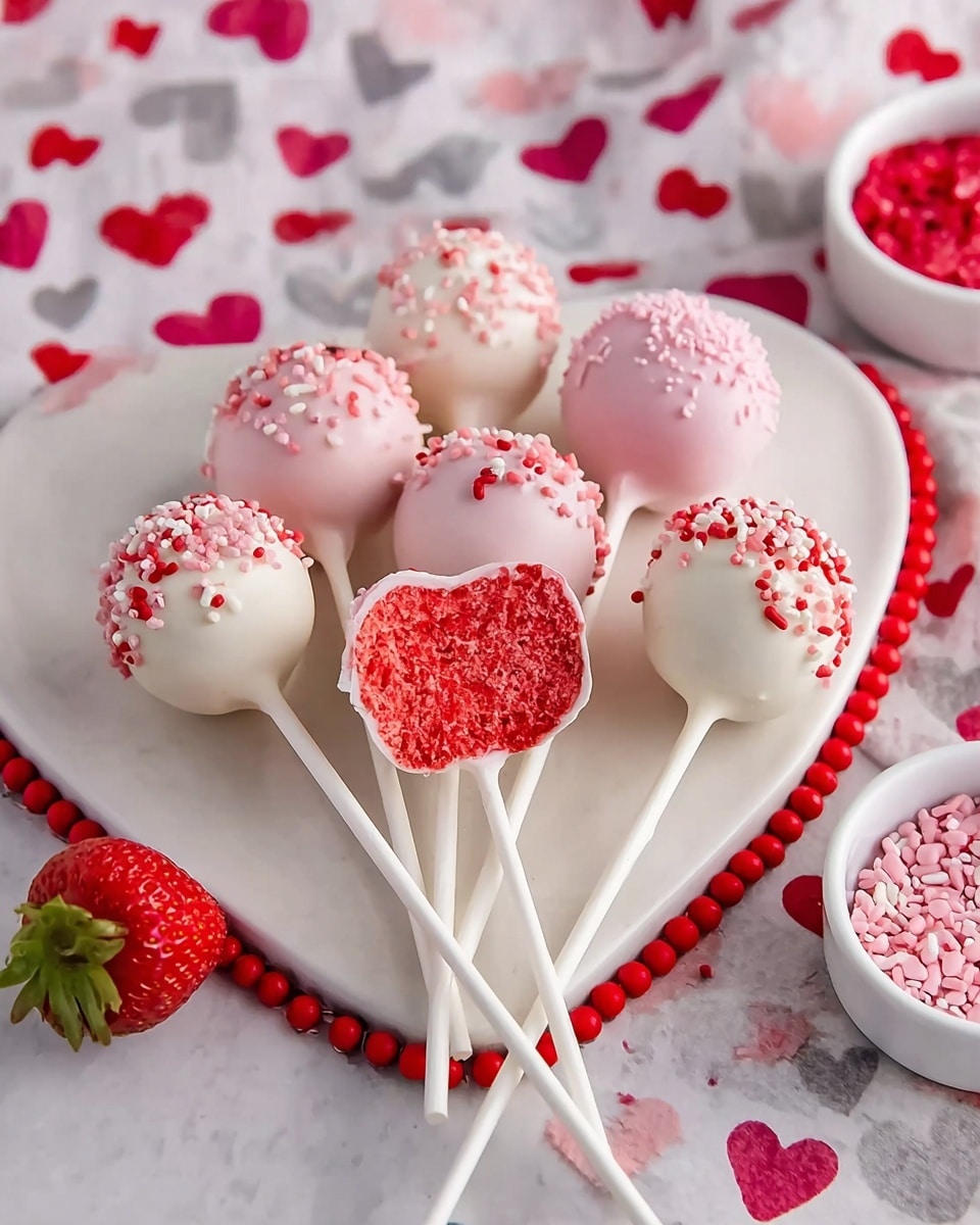 Strawberry Cake Pops Recipe