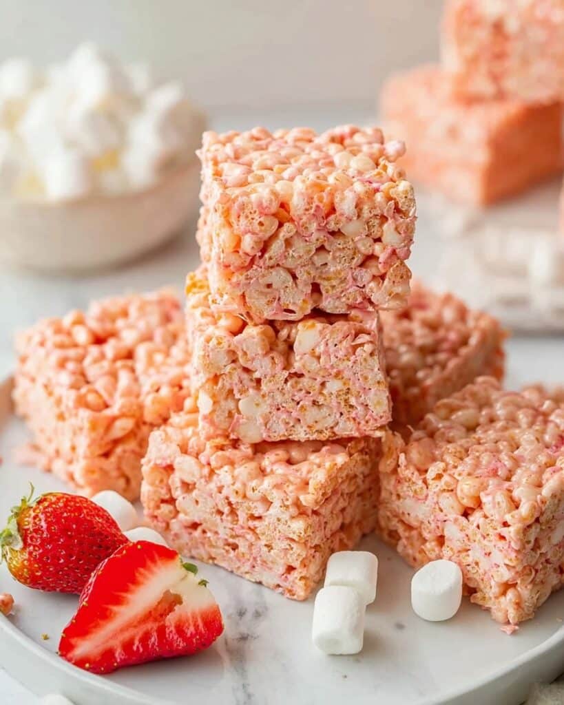 Strawberry Rice Krispie Treats Recipe
