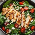 Spinach Chicken Salad with Zesty Chipotle Twist Recipe