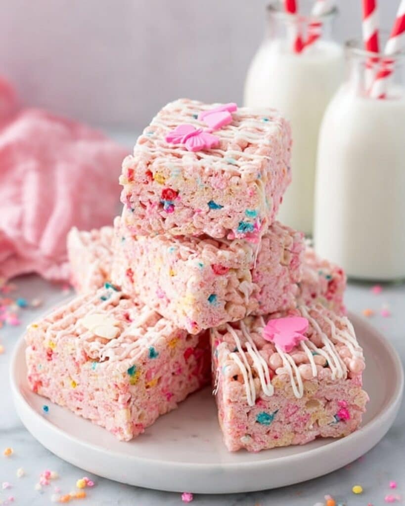 Circus Animal Cookie Rice Krispie Treats Recipe
