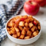 Quick Chopped Stovetop Cinnamon Apples Recipe