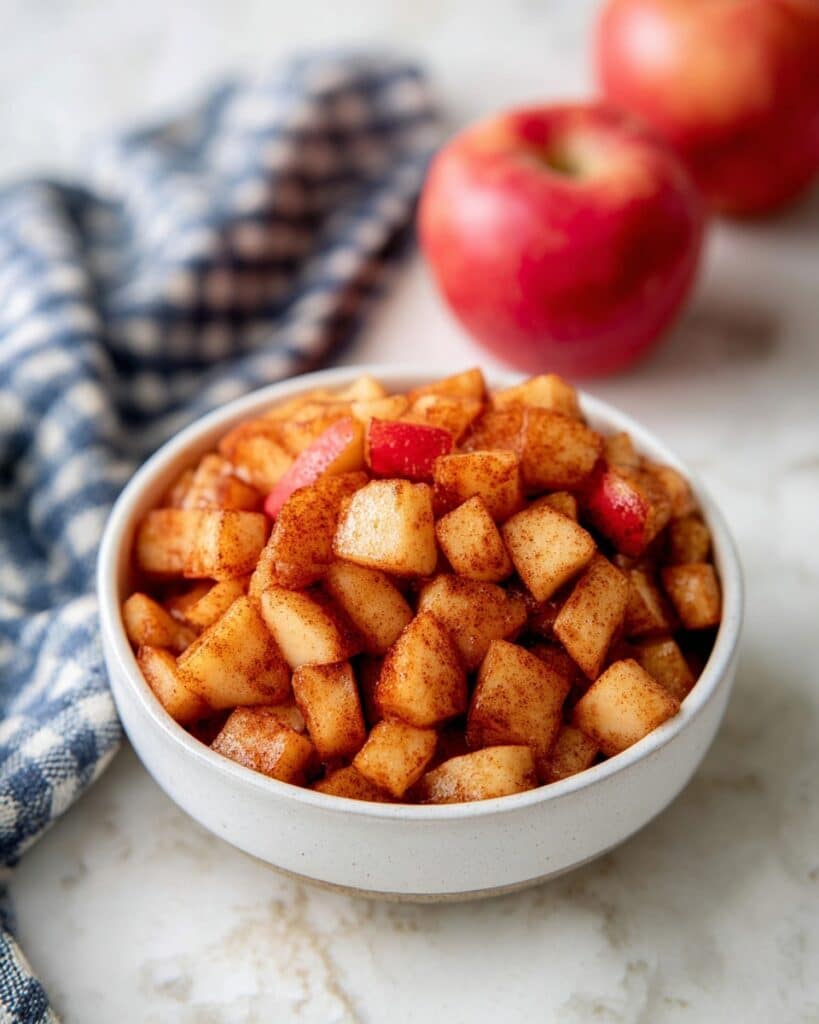 Quick Chopped Stovetop Cinnamon Apples Recipe