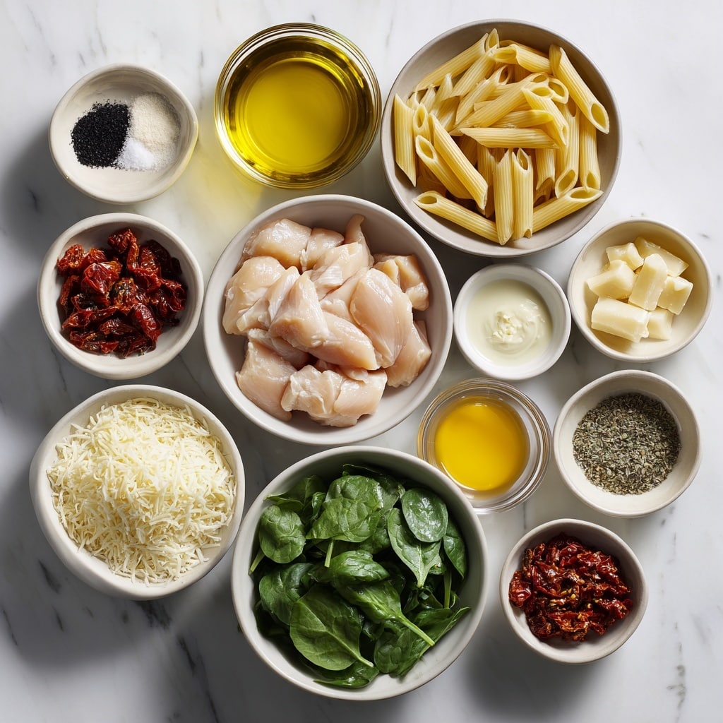 Tuscan Garlic Chicken Pasta Recipe - Recipe Image