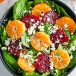 Mandarin Orange Salad with Feta, Almonds, and a Tangy Dressing Recipe