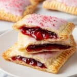 Homemade Gluten-Free Cherry Pop-Tarts with Glaze Recipe